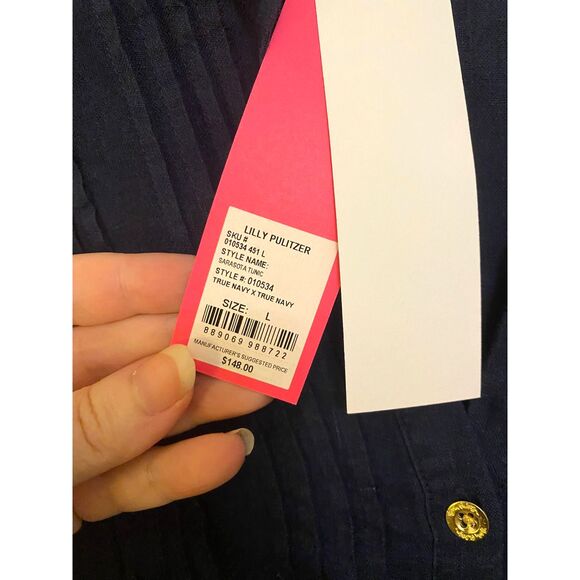 NWT Lilly Pulitzer Linen Shirt - Picture 3 of 6